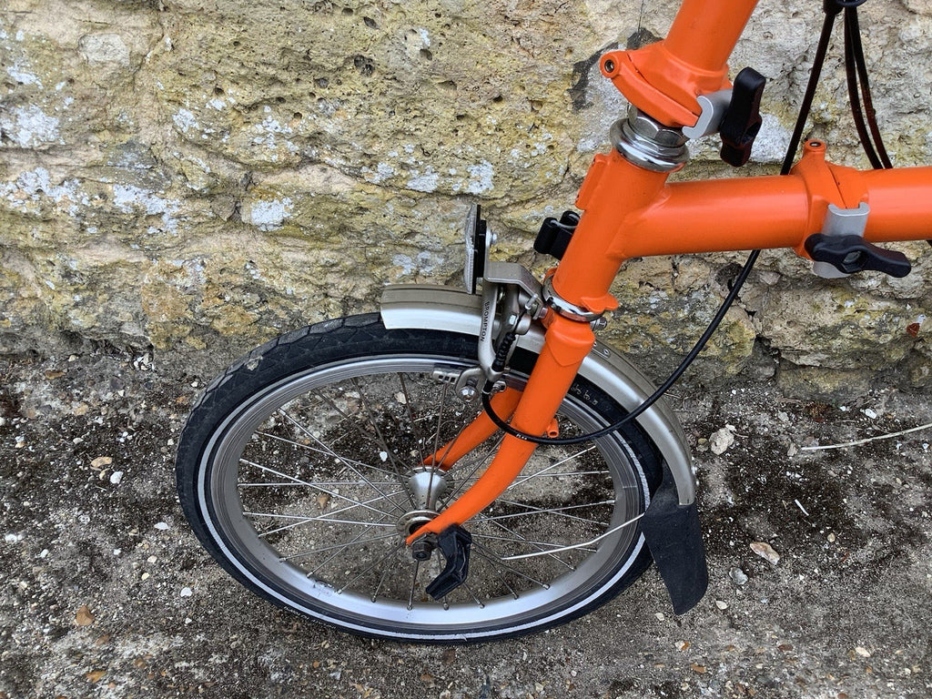 Brompton M3R Folding Bike - Orange - UK DELIVERY