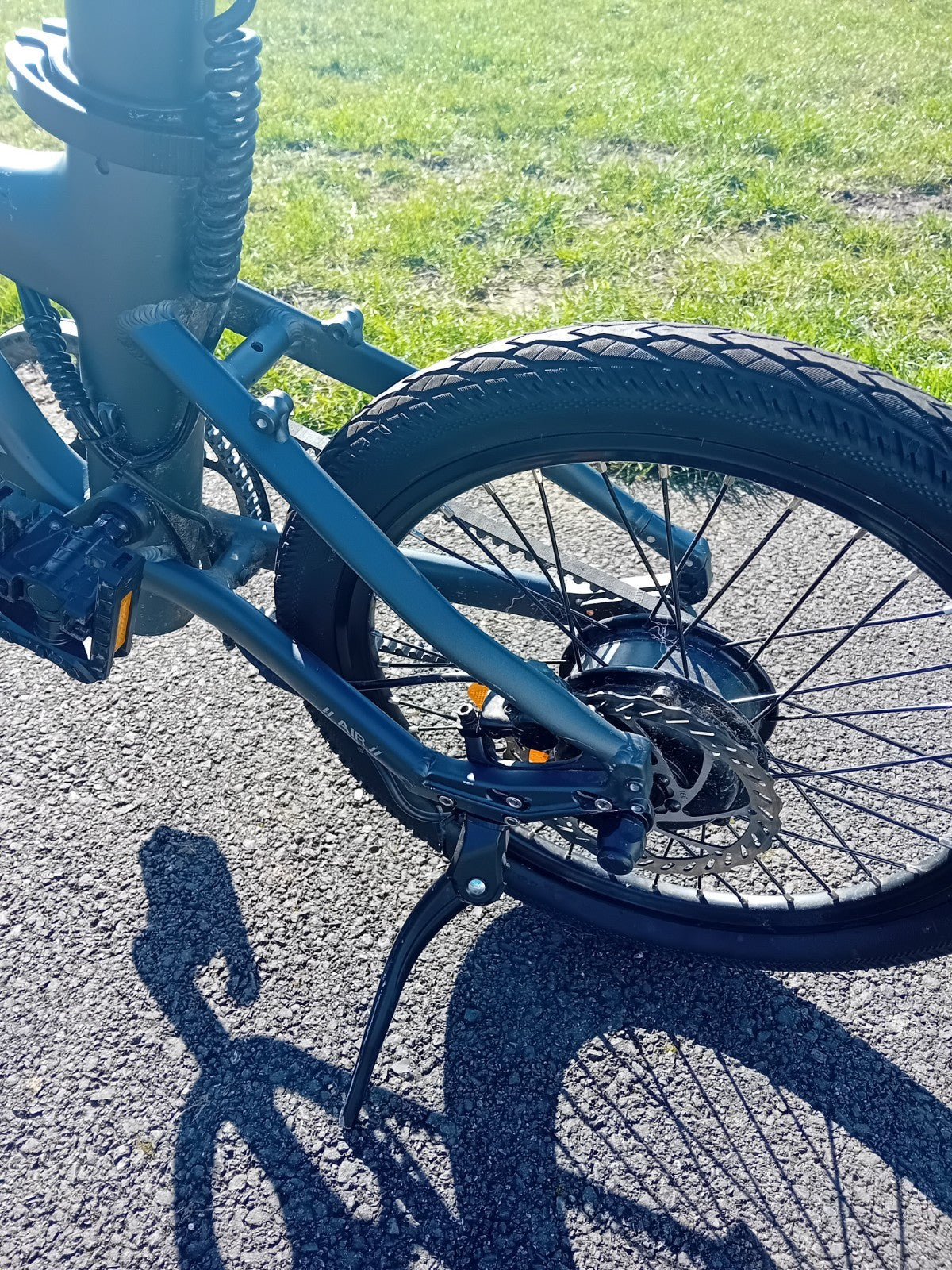 ADO Air 20S Folding Hybrid Bike 20" Carbon Belt Drive Chargeable