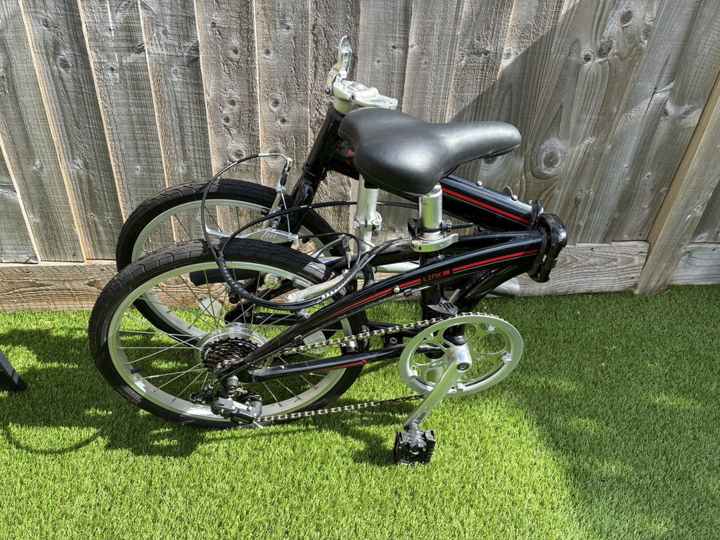 Tern Link B7 20in Folding Bike Black/Red/Silver.7 speed Shimano gears.