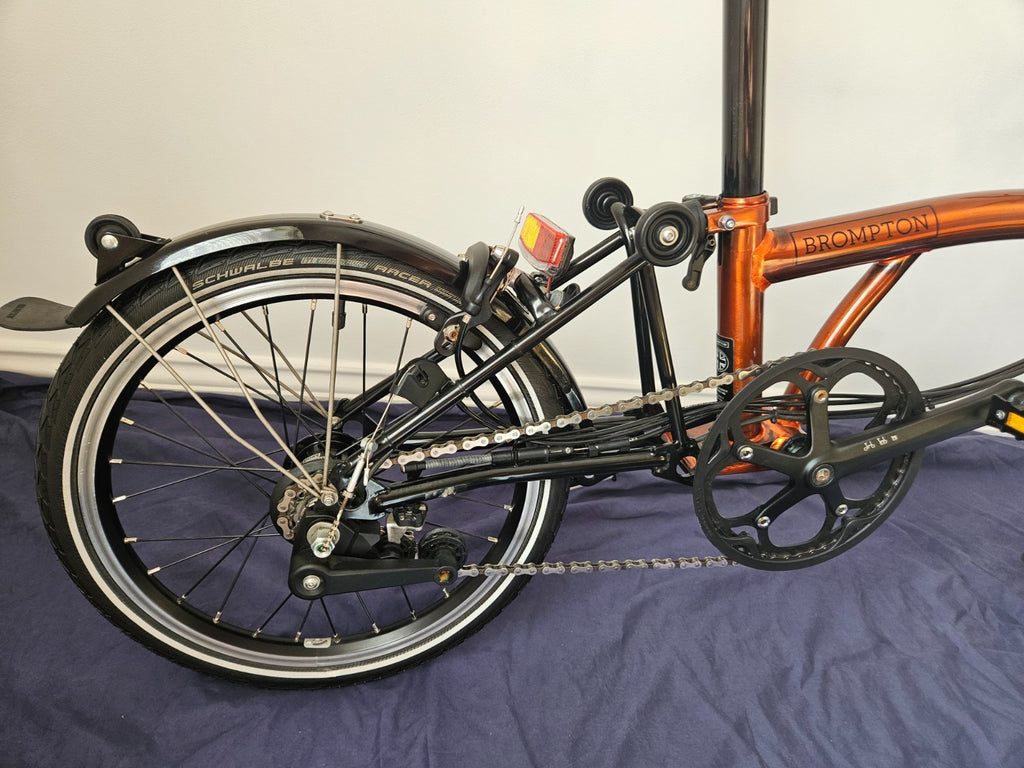 Brompton M6LX Superlight Titanium 6 Speed Flame Lacquer Excellent Condition