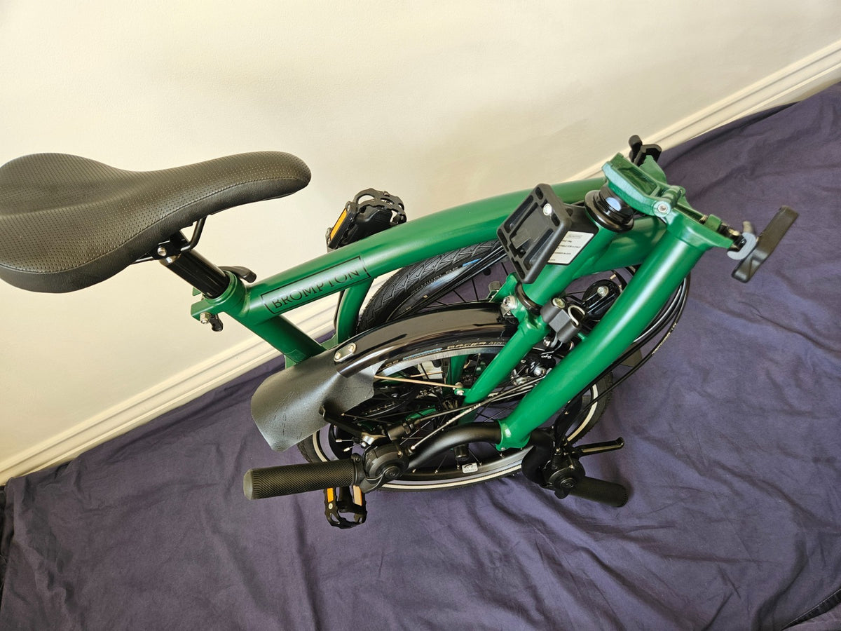 Brompton M6L - 6 Speed - C Line - Mid- Racing Green - Excellent Condition