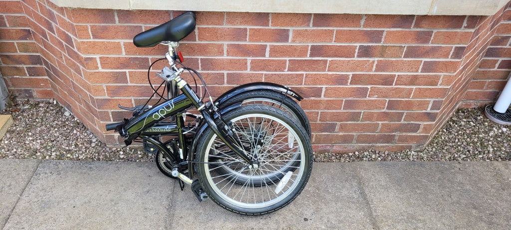 Apus Barracuda Folding Bicycle, Black, 20", Barely Used, Excellent, Commuter, A+
