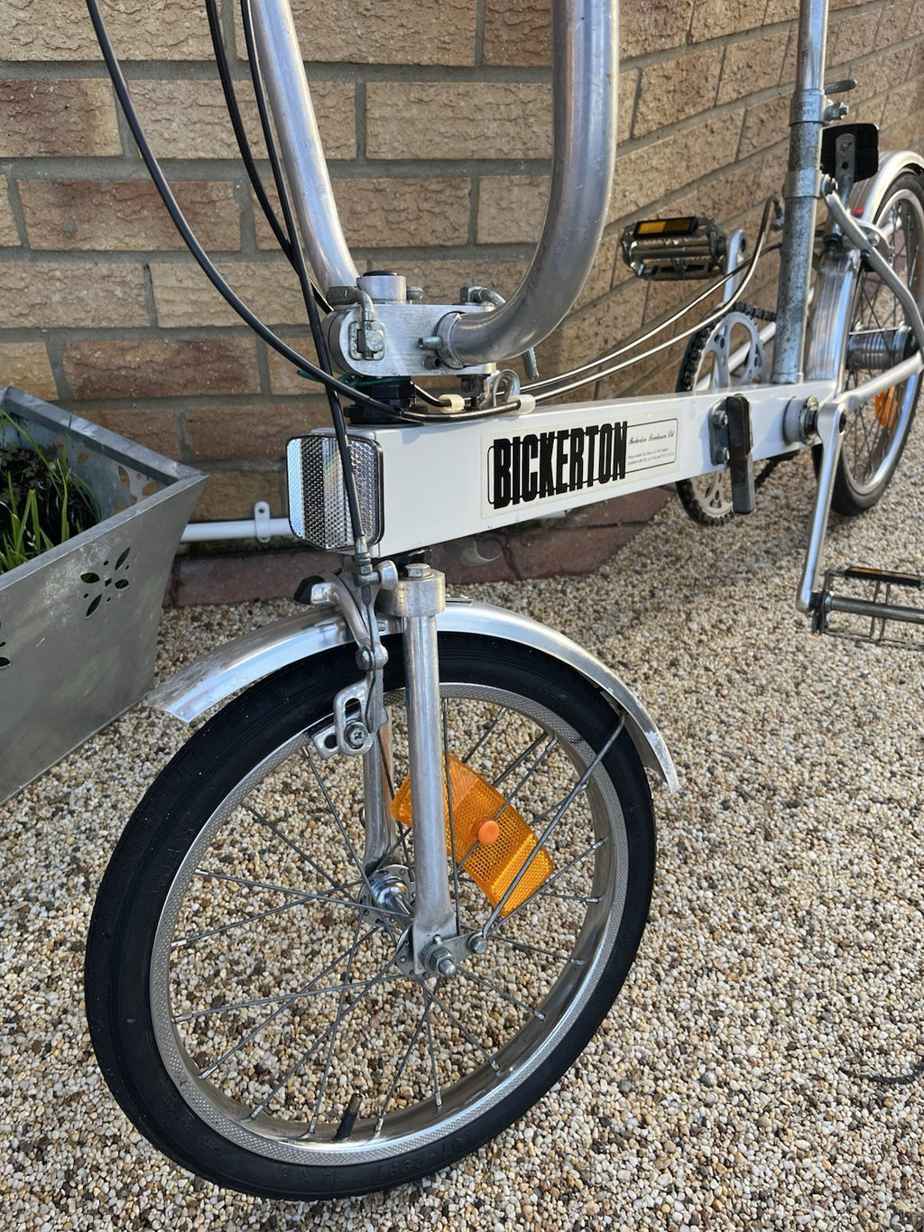 Bickerton Portable Folding Bicycle 3-Speed Classic 1970s Vintage Aluminium Bike