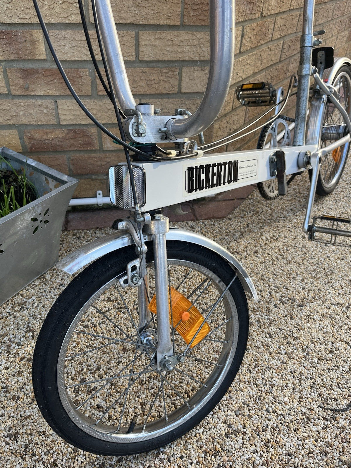 Bickerton Portable Folding Bicycle 3-Speed Classic 1970s Vintage Aluminium Bike