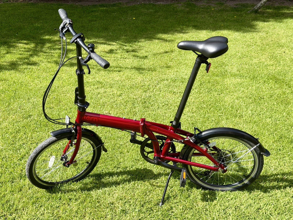 Tern Link A7 Folding Bike - Metallic Red - Rarely Used - Excellent Condition