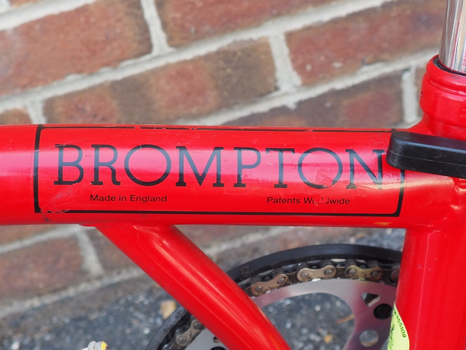 Brompton M3L Folding Bike, Red, 3-Speed — Original Owner Since 2000, Low Mileage
