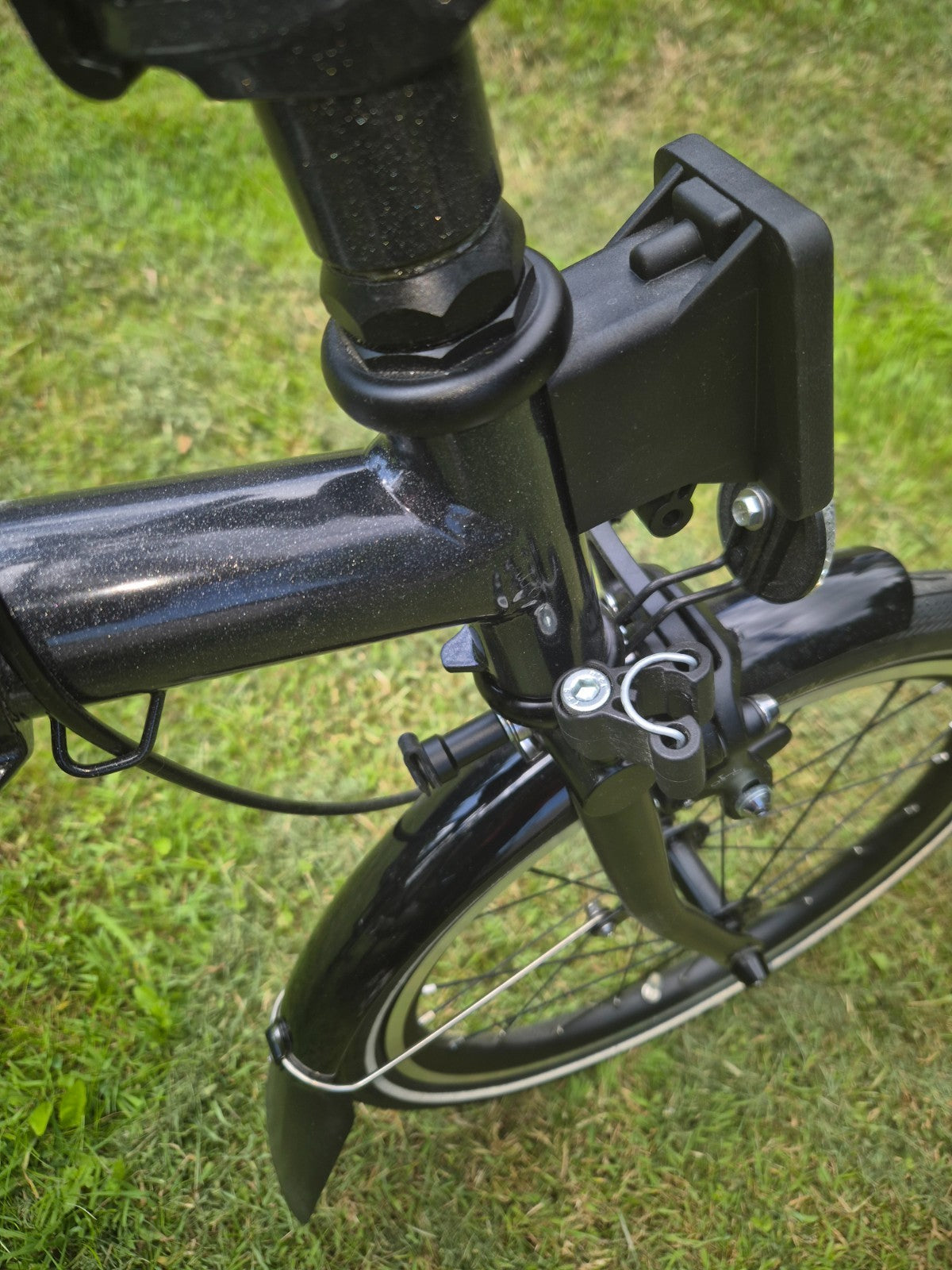 Brompton P Line 4-Speed - high Handlebar - Midnight Black - New