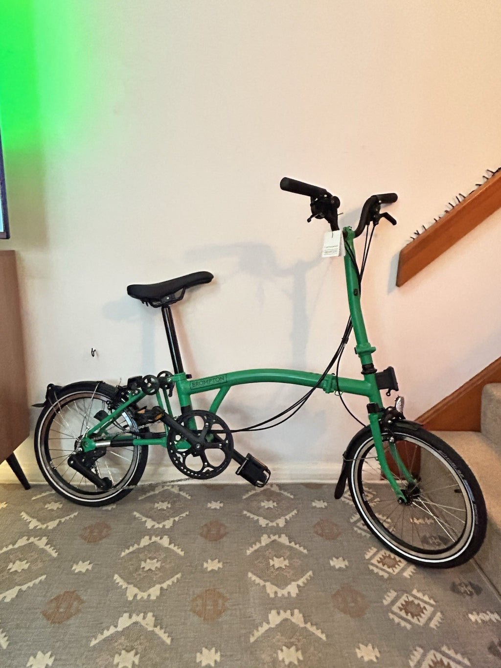 New Brompton C Line 12 Speed 2026 - Folding Bike - Palm Green - Original Box