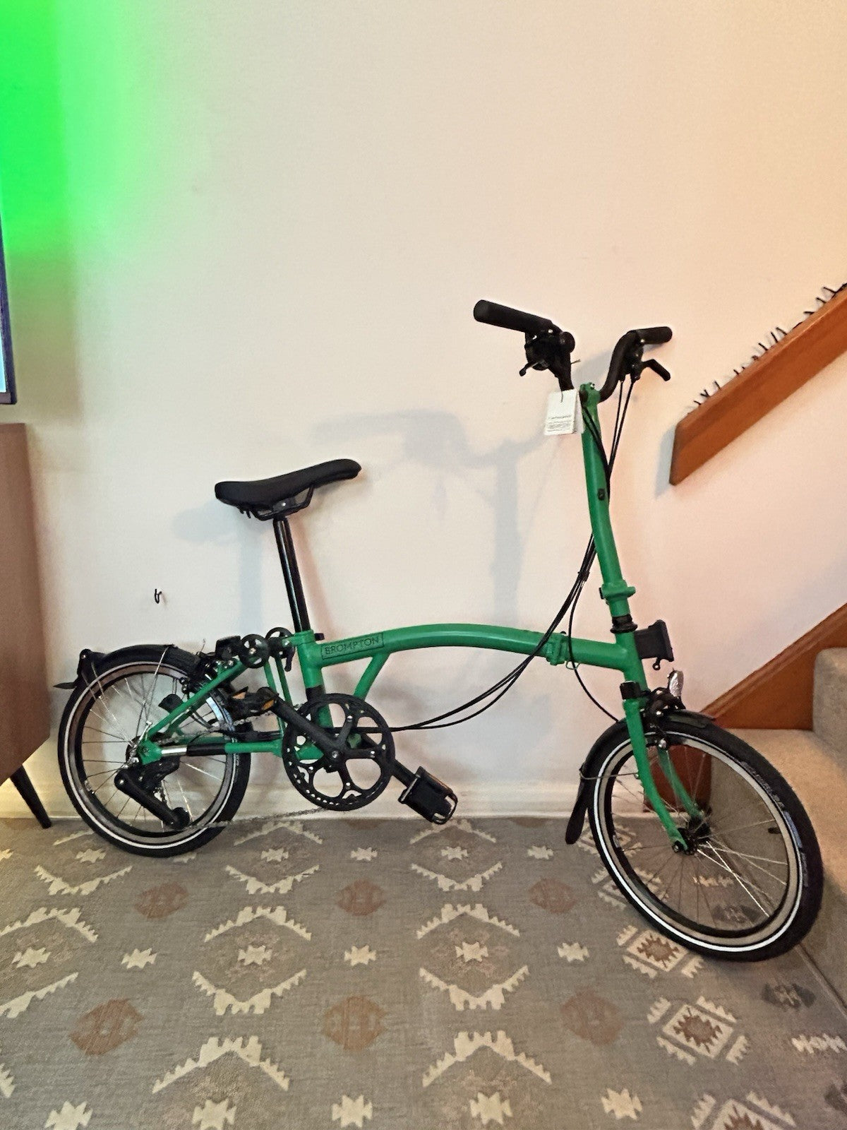 New Brompton C Line 12 Speed 2026 - Folding Bike - Palm Green - Original Box
