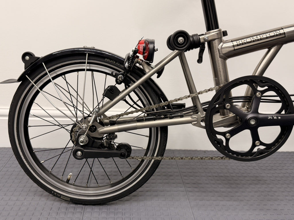 Brompton S6L Nickel Edition Superlight Titanium - Mint Condition
