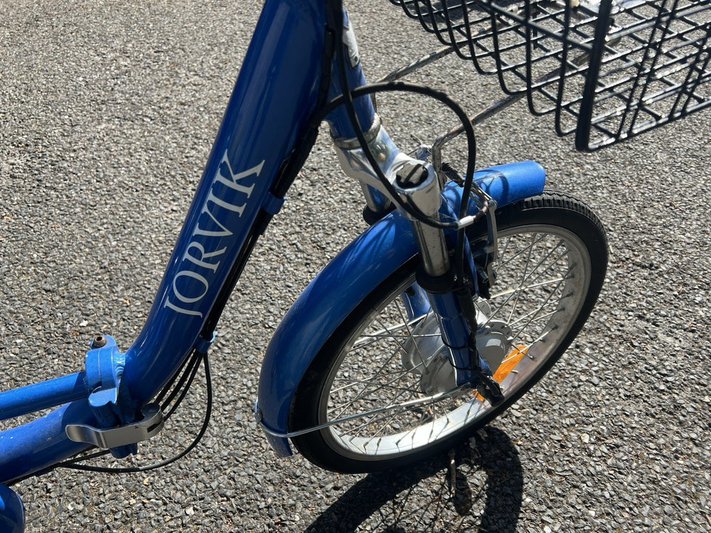 Jorvik Folding  Tricycle :  Blue : 20in