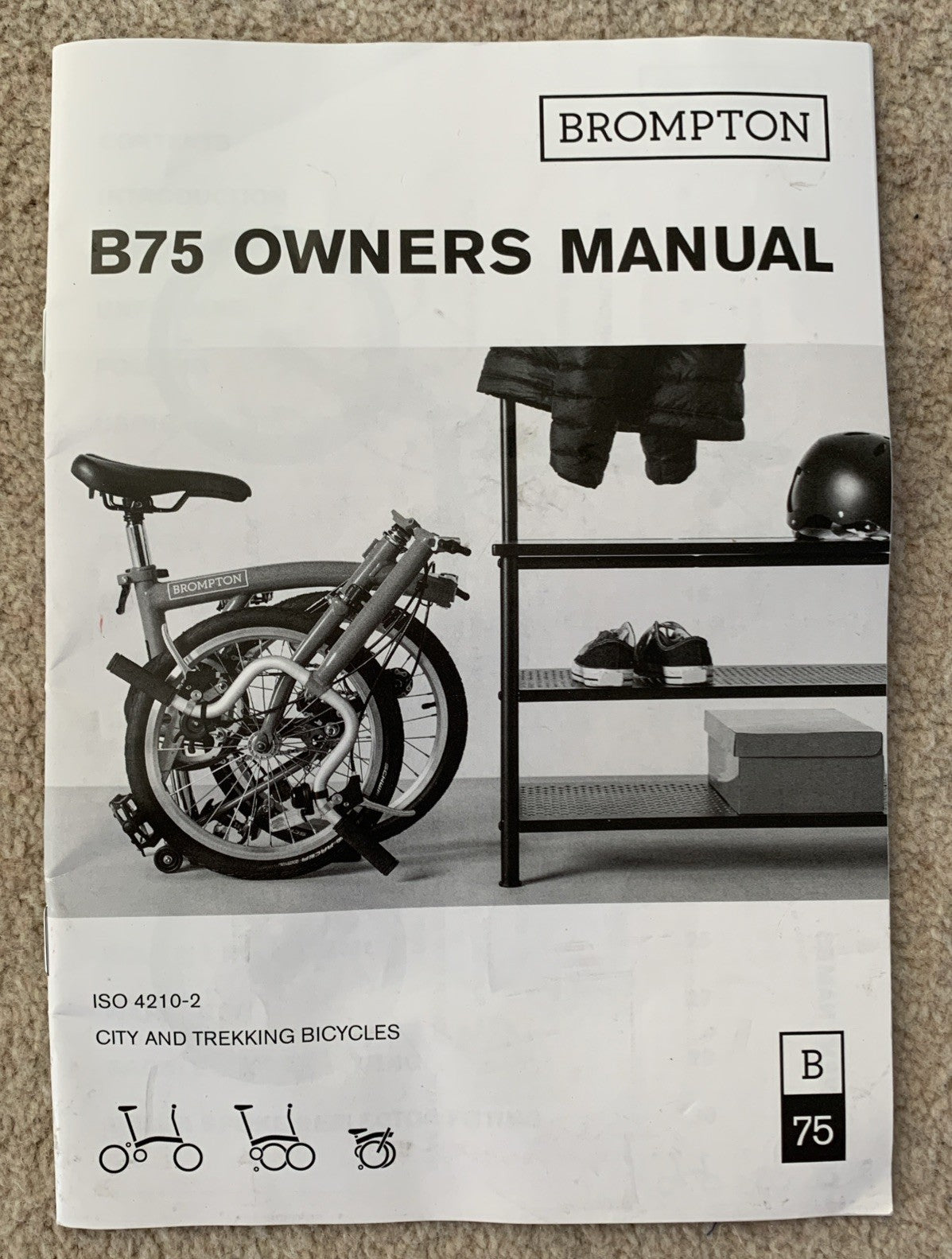 Brompton B75 (M3L C line) Folding Bike 3 Speed