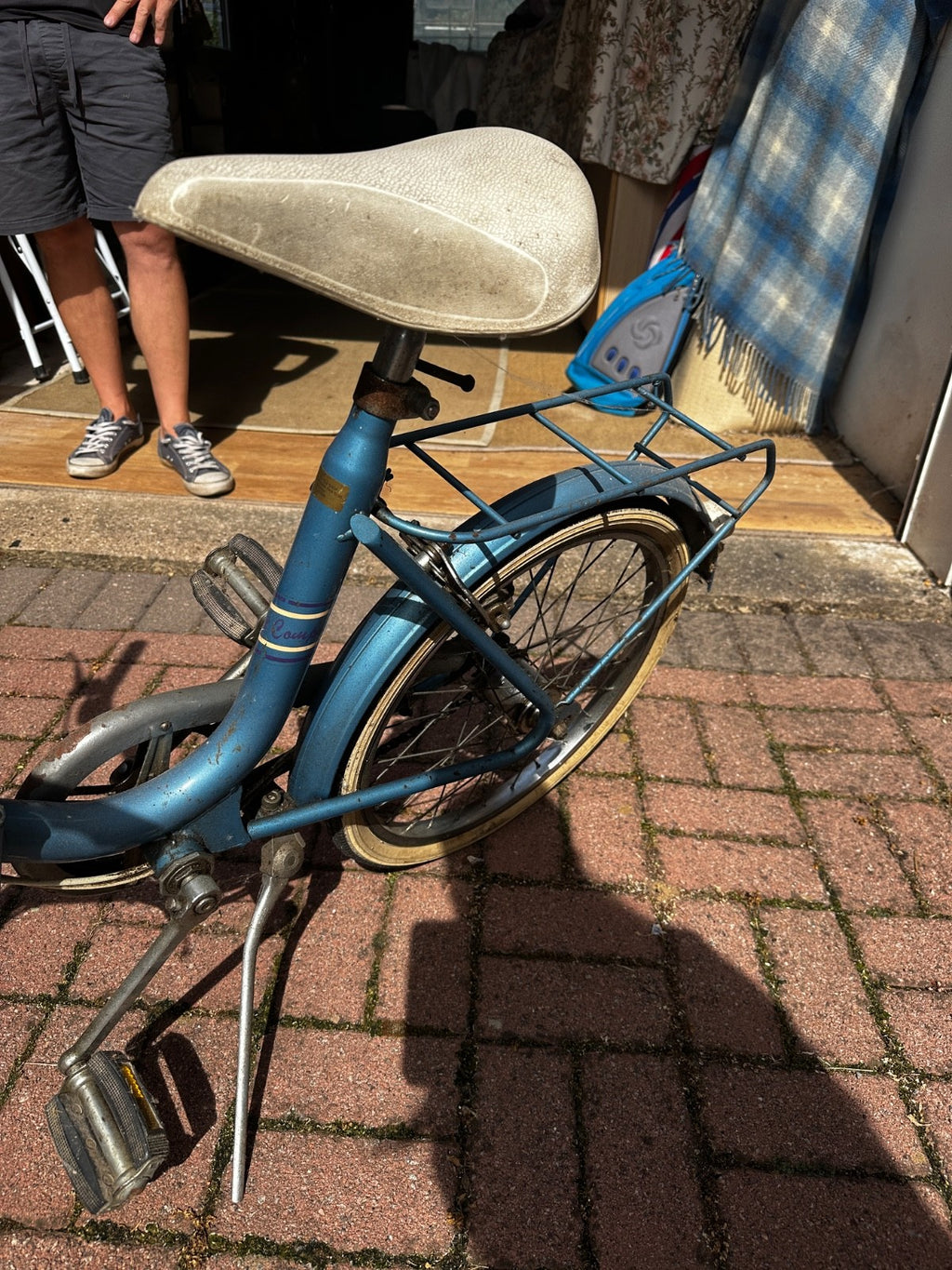 Raleigh Compact Vintage Folding Bike 1970s Retro light blue Original ...