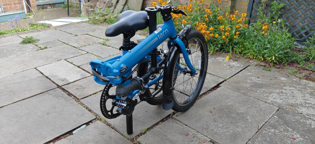 Tern Link B7 Folding Bicycle 20" - Blue - Good Condition