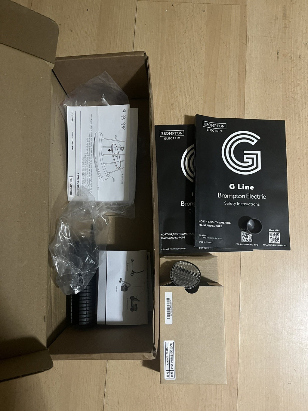 Brompton Electrc G Line MY26 SuperRoll+ e-Motiq system, Space Black