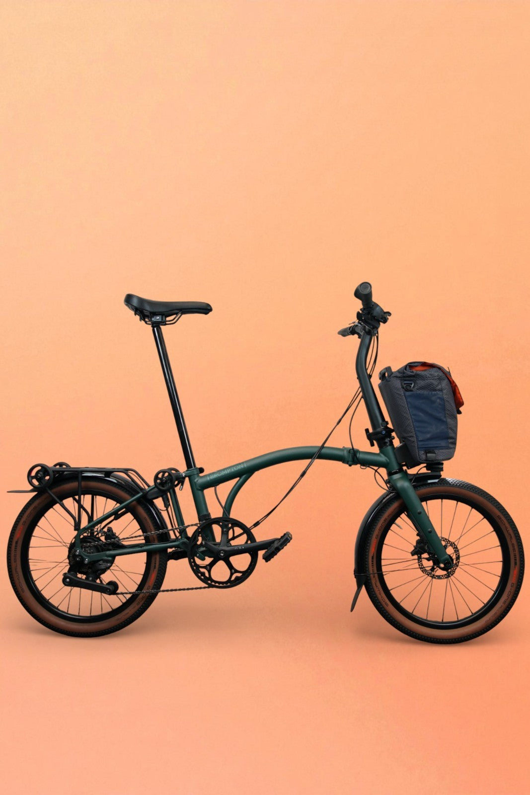 Brompton G Line Electric - Roller Rack - Forest Green - Medium