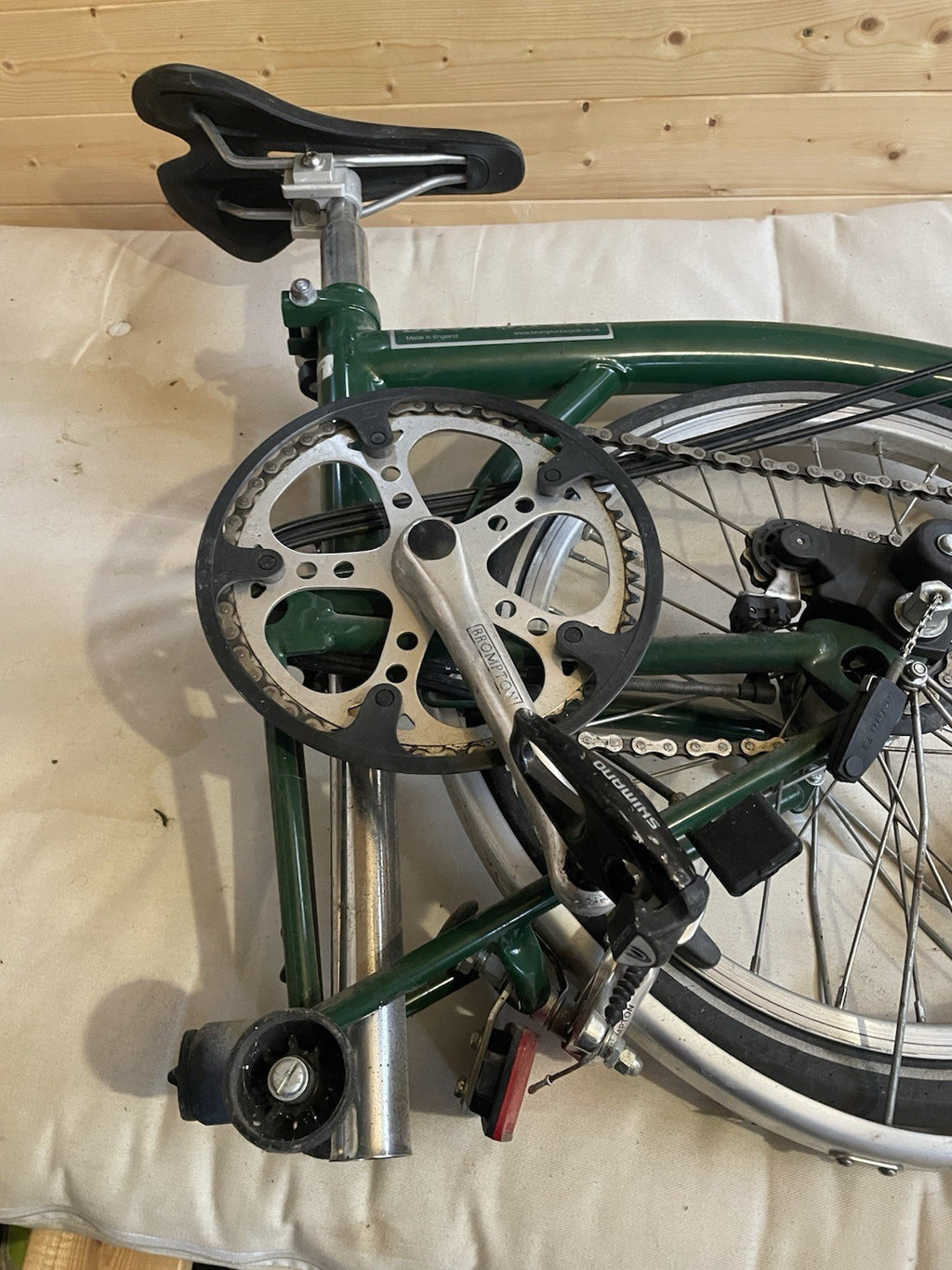 Brompton Folding Bike 3-Speed Racing Green