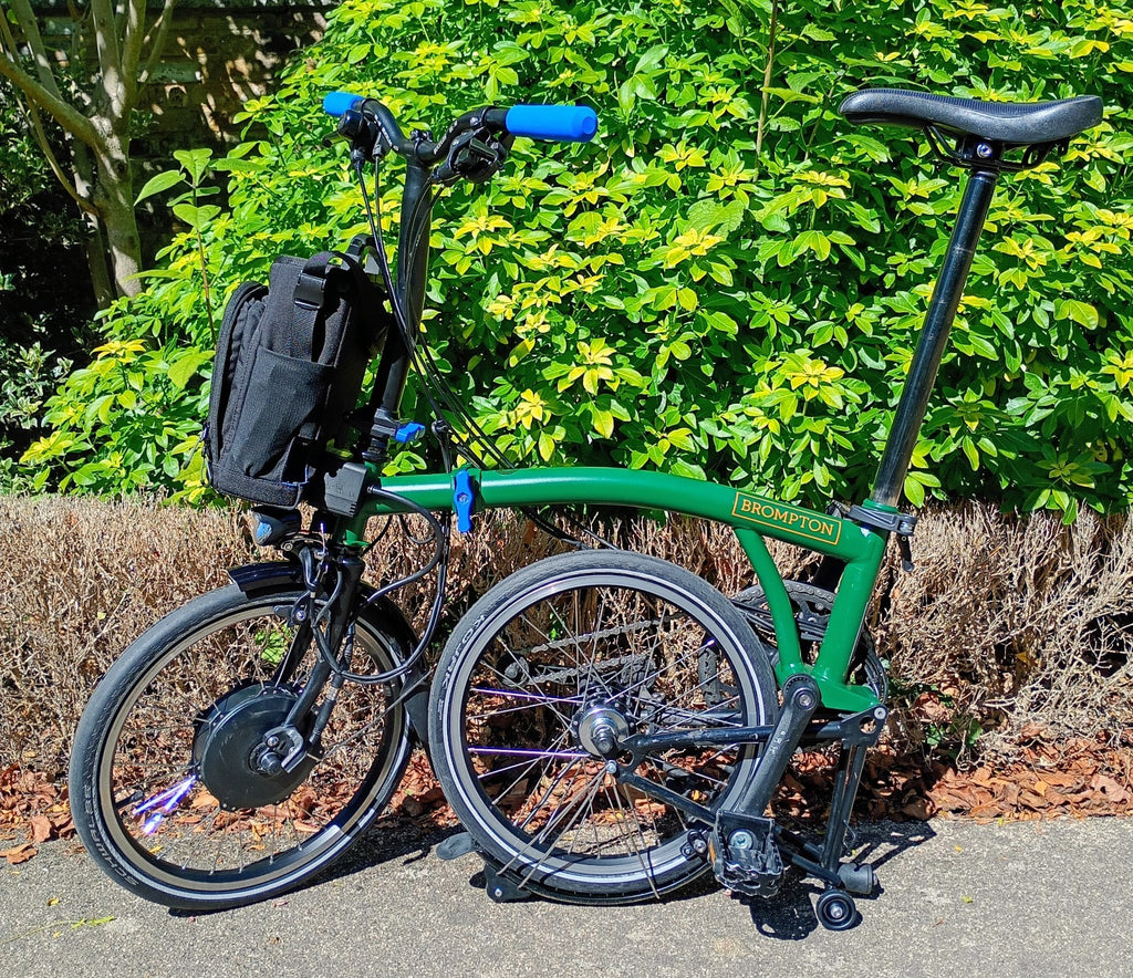 Electric Brompton Folding Bicycle - C Line 6-Speed Model - Fantastic Condition