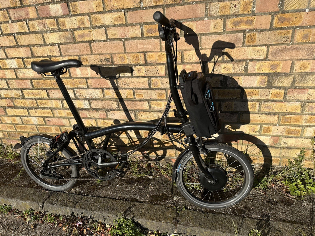 Brompton C Line E Folding Bike 6 Speed Black edition steel frame 2021