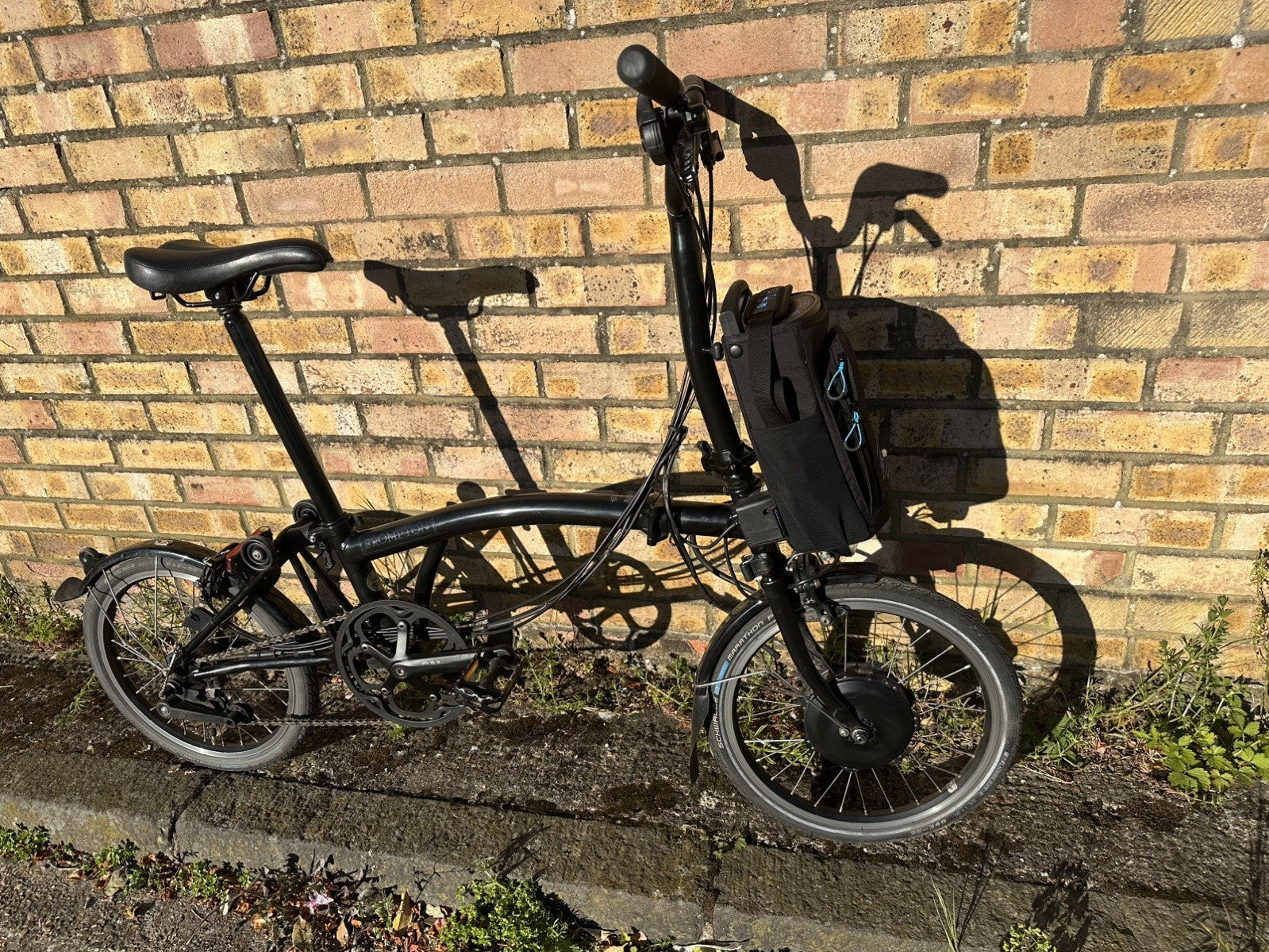 Brompton C Line E Folding Bike 6 Speed Black edition steel frame 2021
