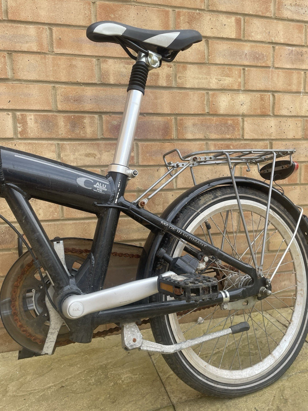 Bike That Is Foldable But A But Old Which Needs A Few Repairs Like The Chain