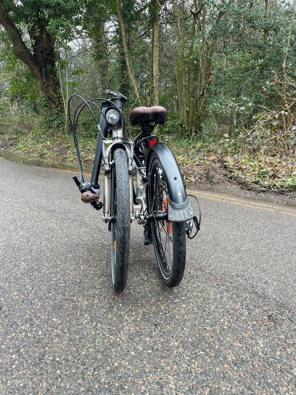 B’TWIN Folding Bike 500 (Decathlon) Dark brown
