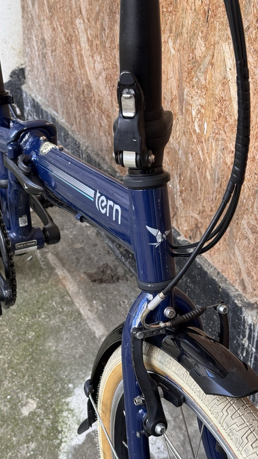 Tern Link B7 Folding Bike Custom Built With Carrier Speial 7 Speed