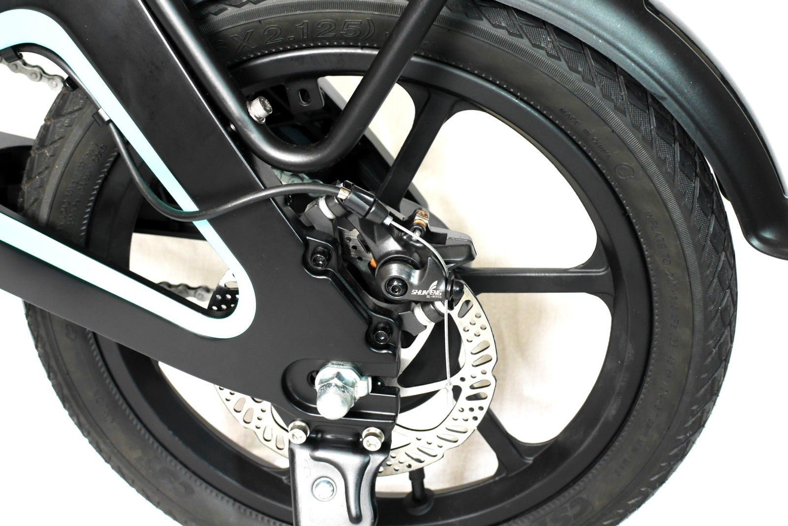 HITWAY BK2  Folding Bike, 16-inch Wheels, Black