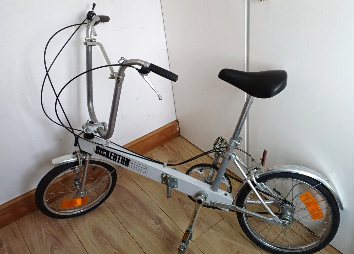 Vintage Bickerton Classic Folding Bike With Original Carrying Bag- Collectible