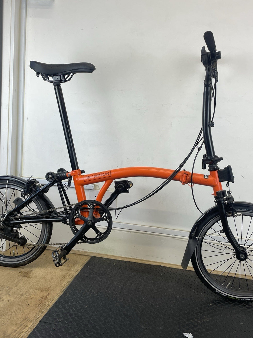 Brompton M6L Folding Bike - Orange