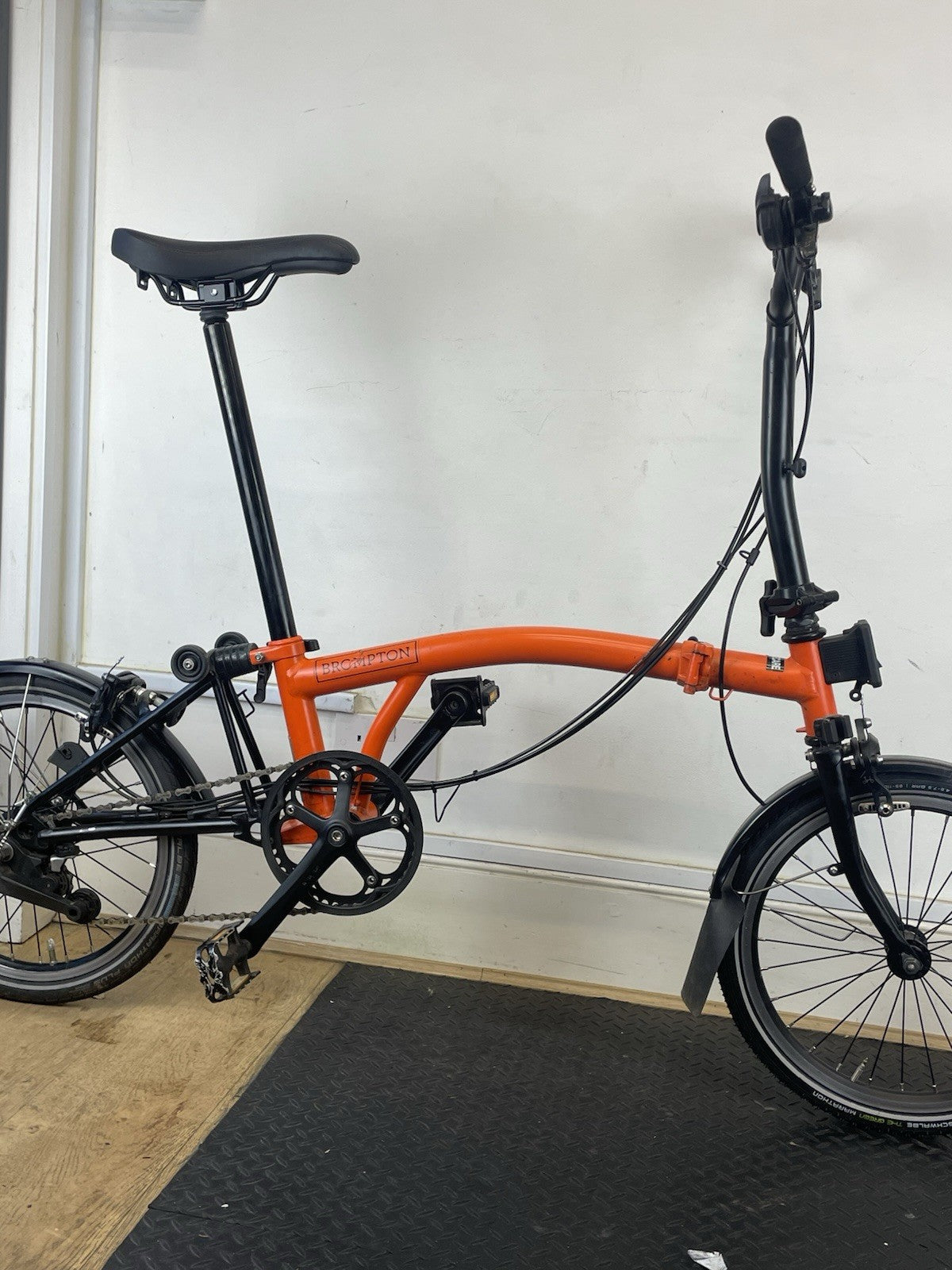 Brompton M6L Folding Bike - Orange