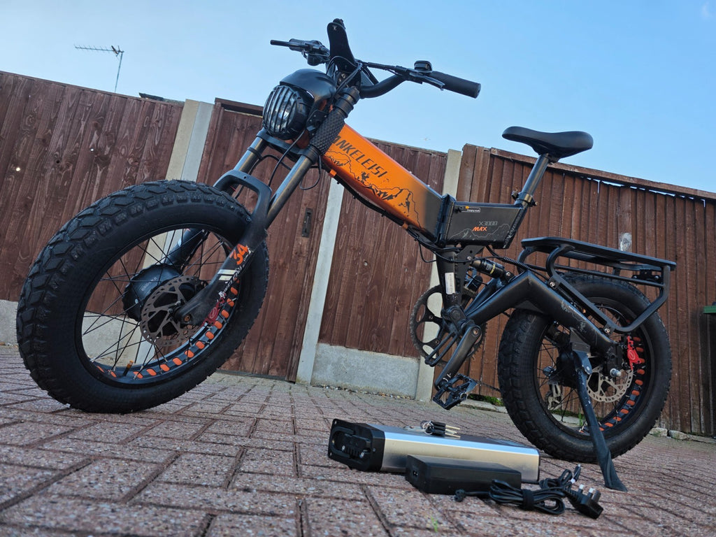 Lankeleisi X3000 Max 20" 4.0 Bike 48V 20AH Foldable Bicycle UPGRADED CUSTOMIZED