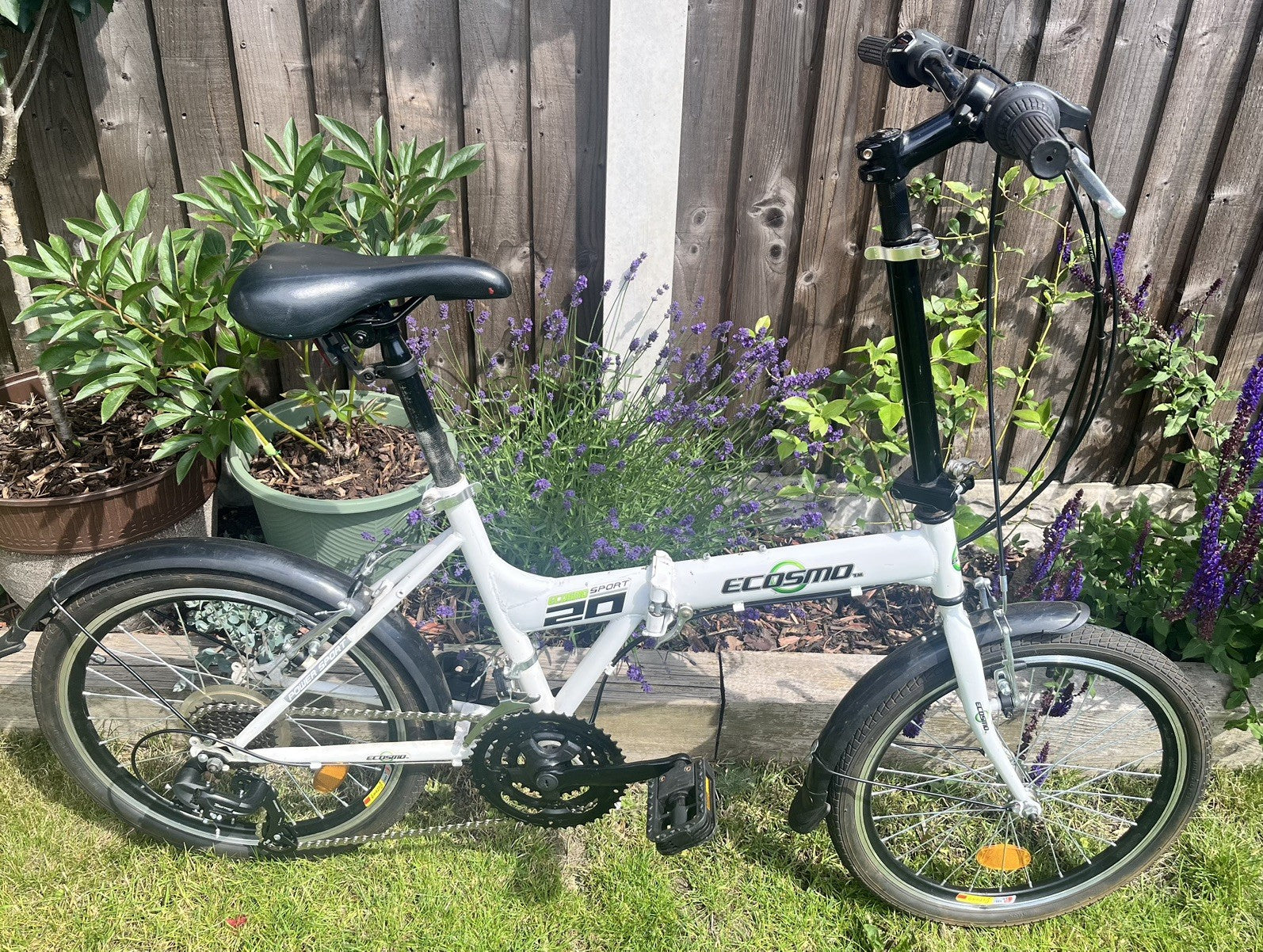 Ecosmo 20" Wheel Lightweight Folding Bicycle folding bike motorhome camper bike