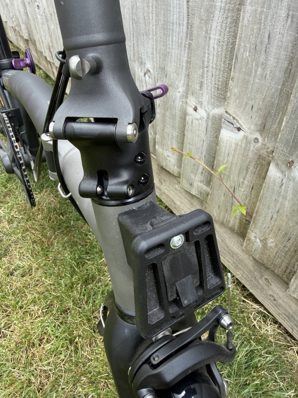 Brompton T Line - Ceratech (purple) Low bar 4 speed.