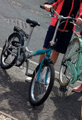 Bike fold up blue Excellent condition