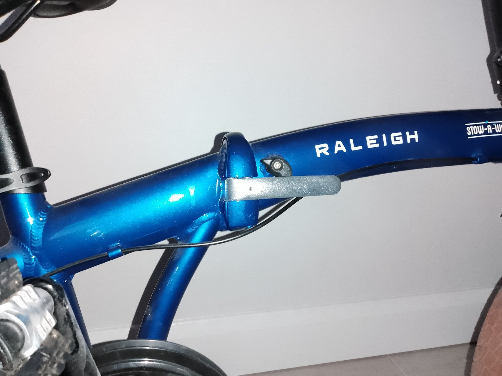 raleigh stowaway folding bike bicycle bikepacking touring
