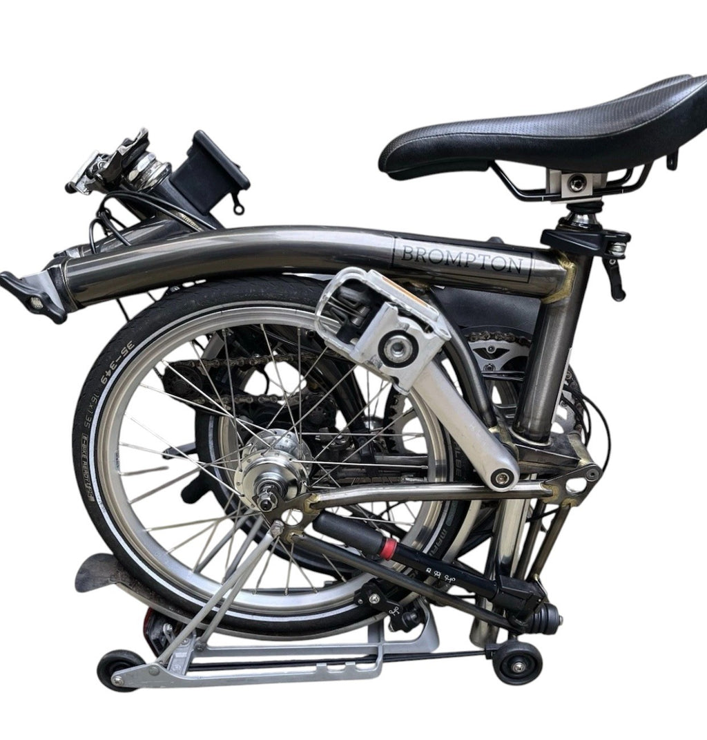 Brompton C Line S6R (6 Speed) folding bicycle - Raw Lacquer