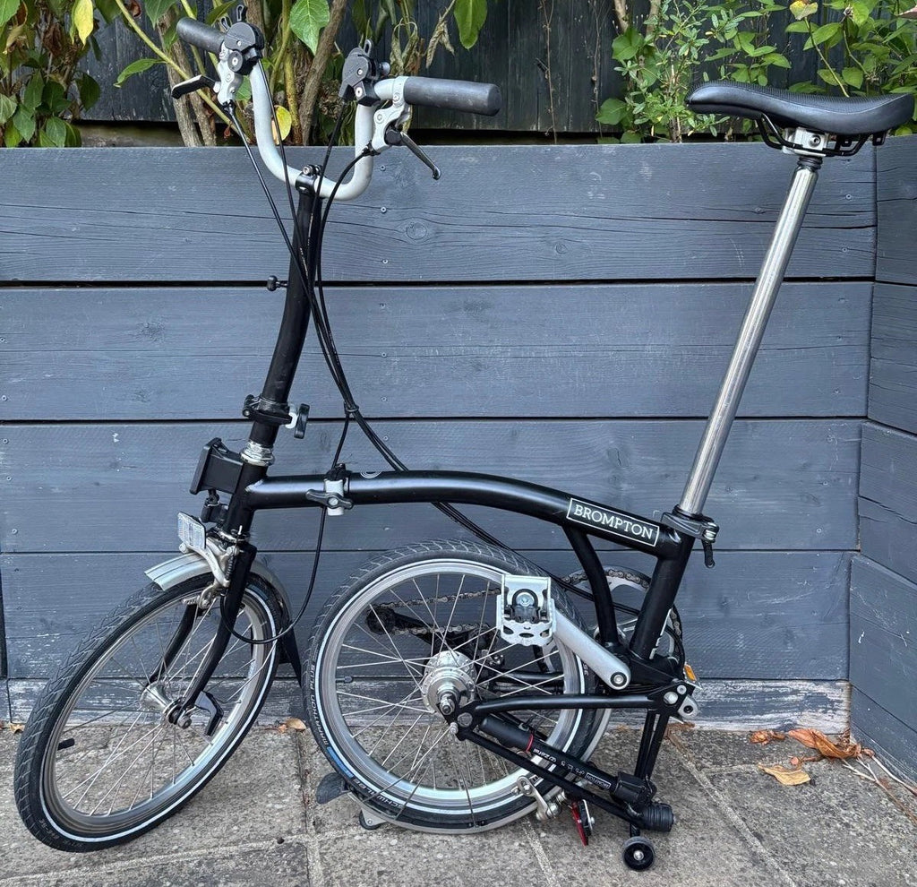 2015 Brompton H6L (Higher) C Line Folding Bicycle 6 Speed - Lightly Used