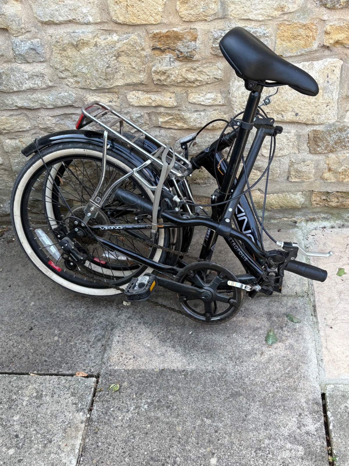 Viking Metropolis Folding Bicycle, Used Good Condition, Collection Only