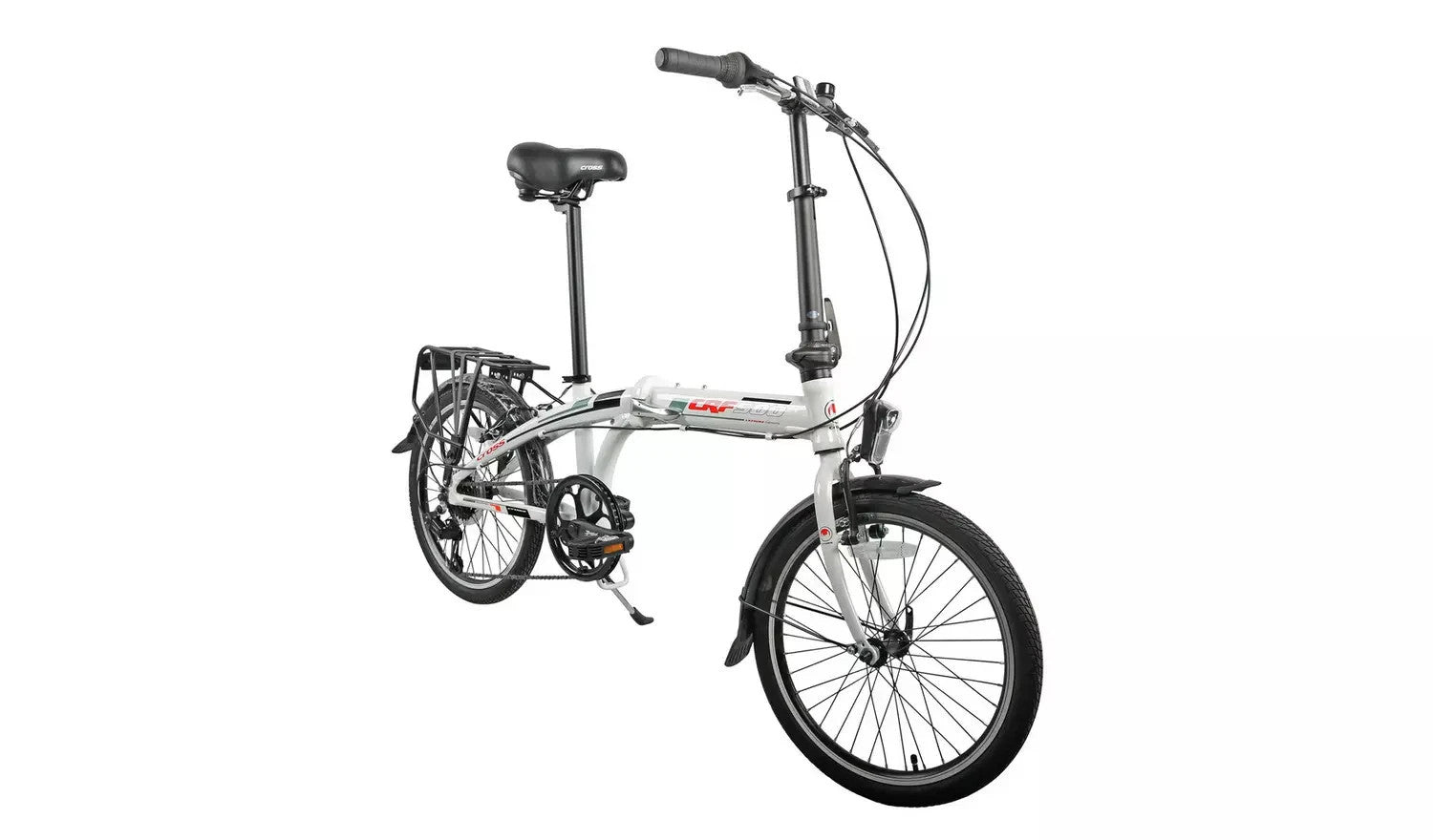 Cross CRF500 20 inch Wheel Size Unisex Folding Bike - White