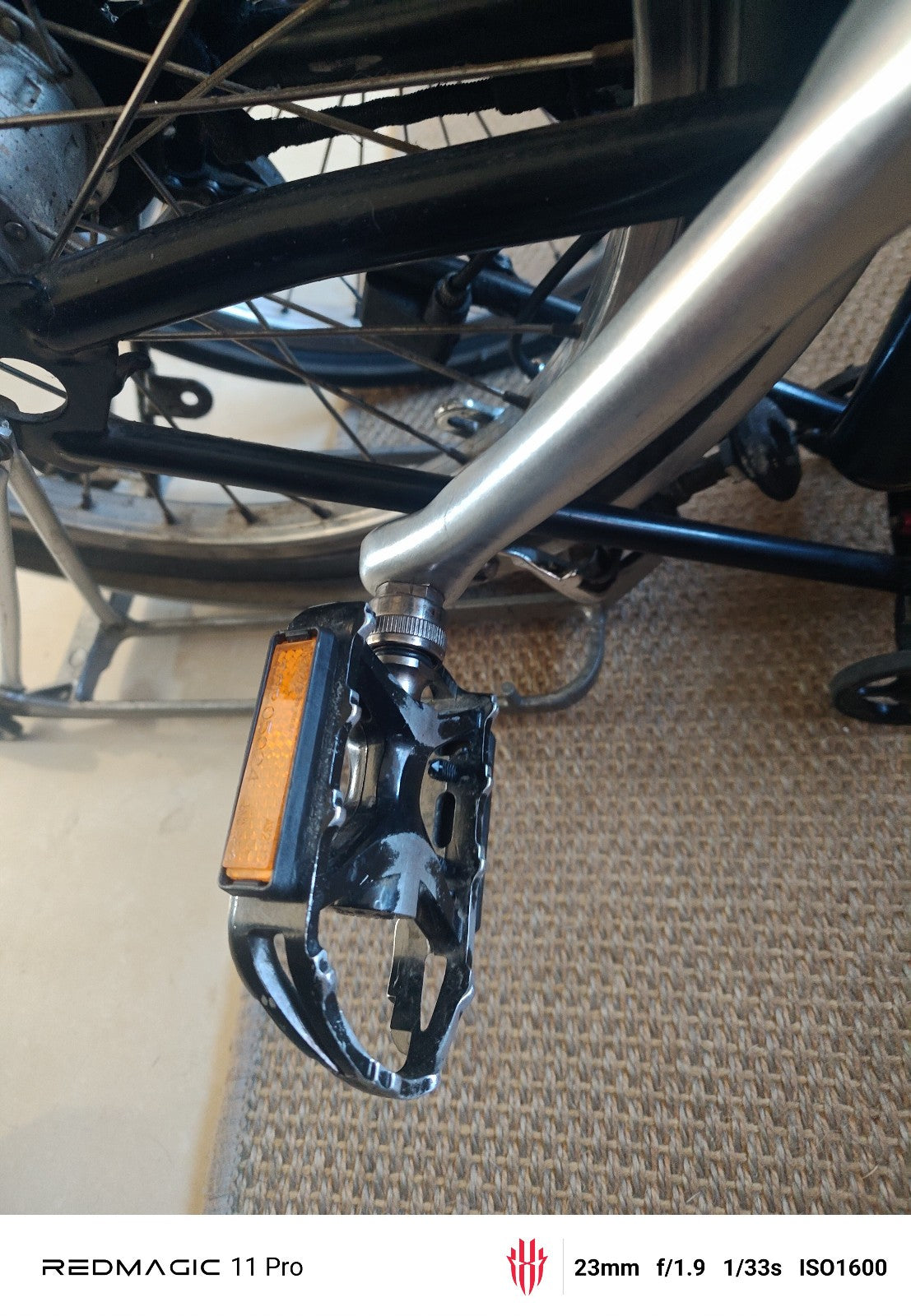 Brompton Folding Bicycle 3 speed rear rack and grip handle bars