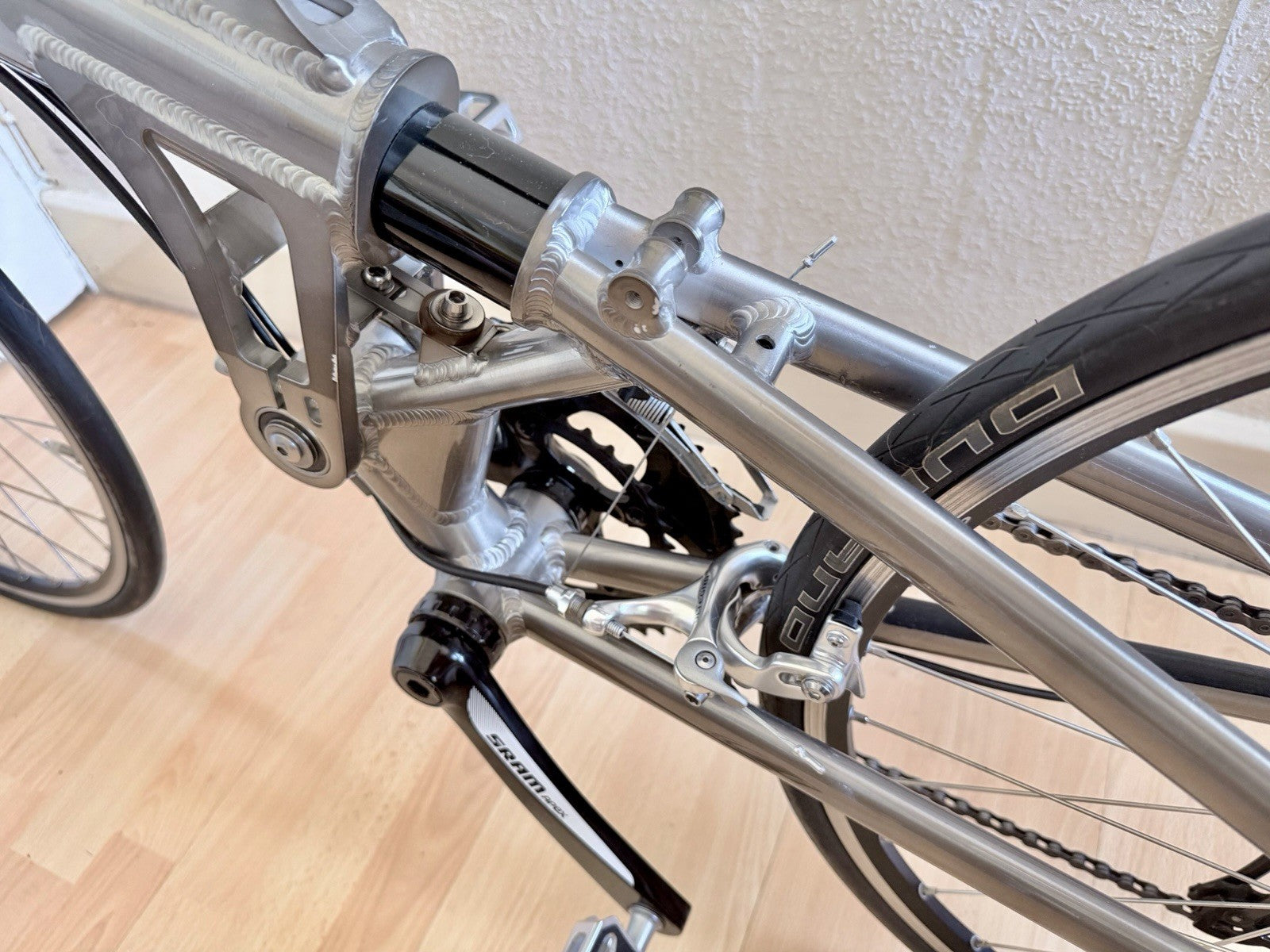 Airnimal Chameleon Folding Bike. Very Rare Naked Lacquer Finish. Stunning!