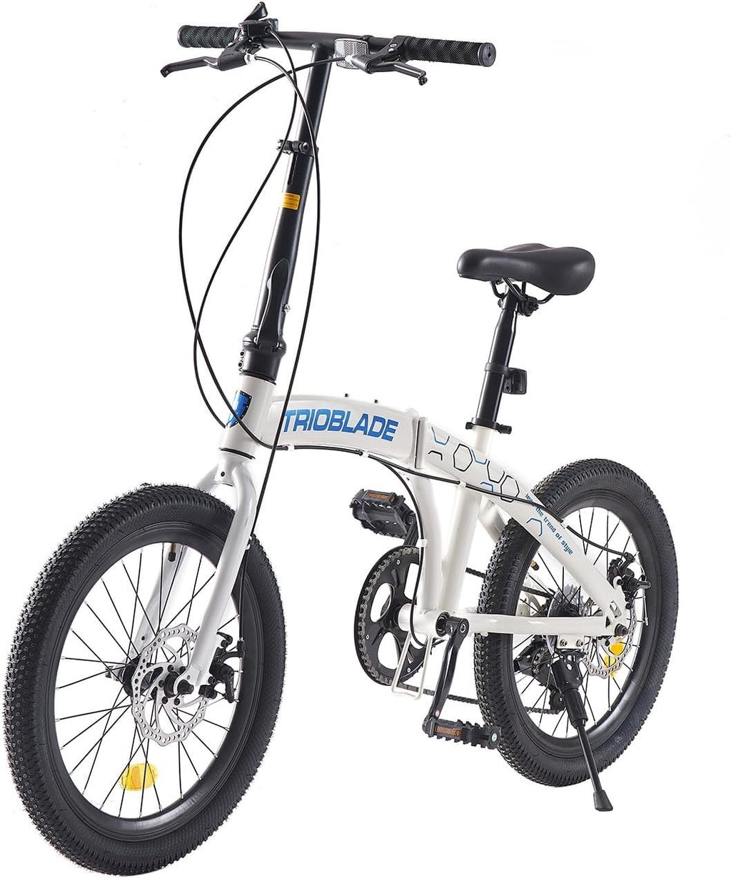 20" Folding Mountain Bike 7-Speed Disc Brake Lightweight for Adults