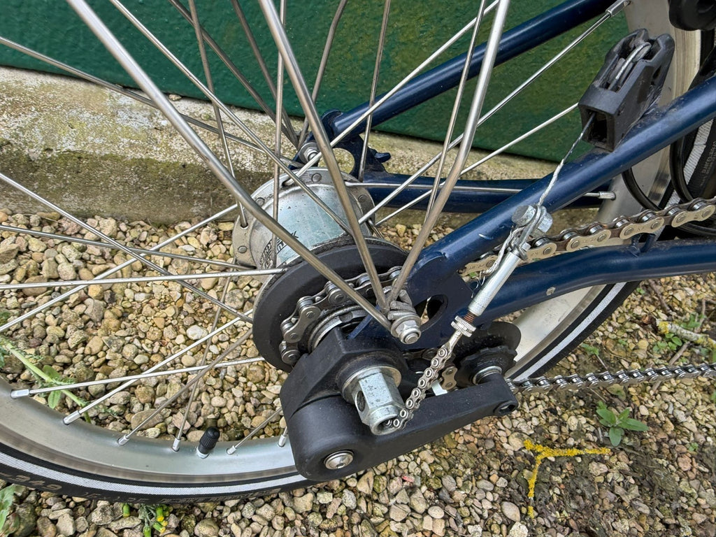 Brompton C Line M3L (3 Speed)  folding bicycle - Tempest  Blue