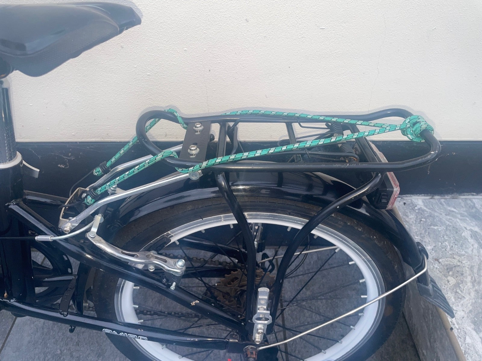 Foldable Amiao black bike