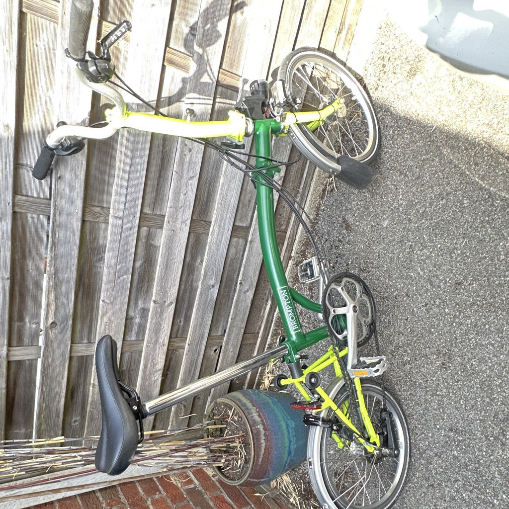 Brompton M6L Green / Lime Green Folding Bike (6 Speed) 2018