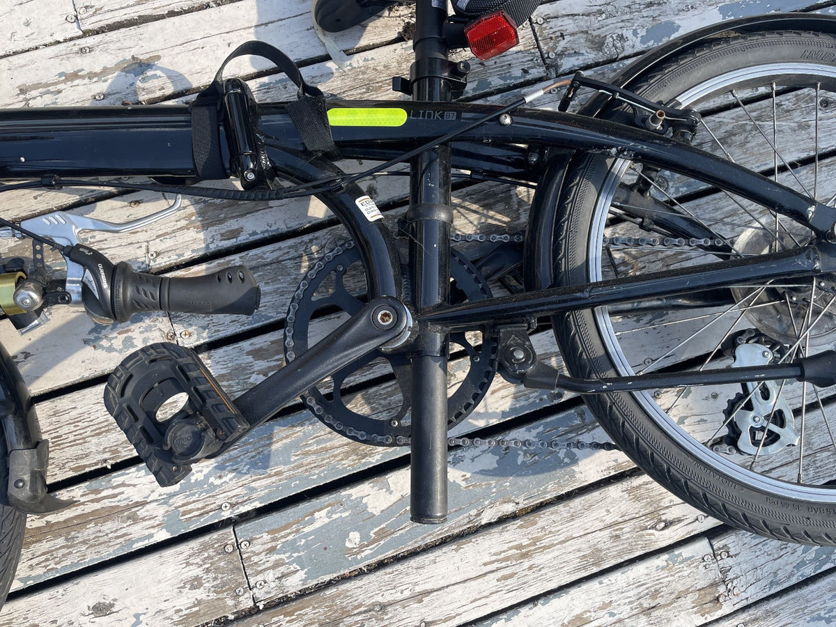 Tern Link B7 folding bicycle; unsure how much work required but definitely some