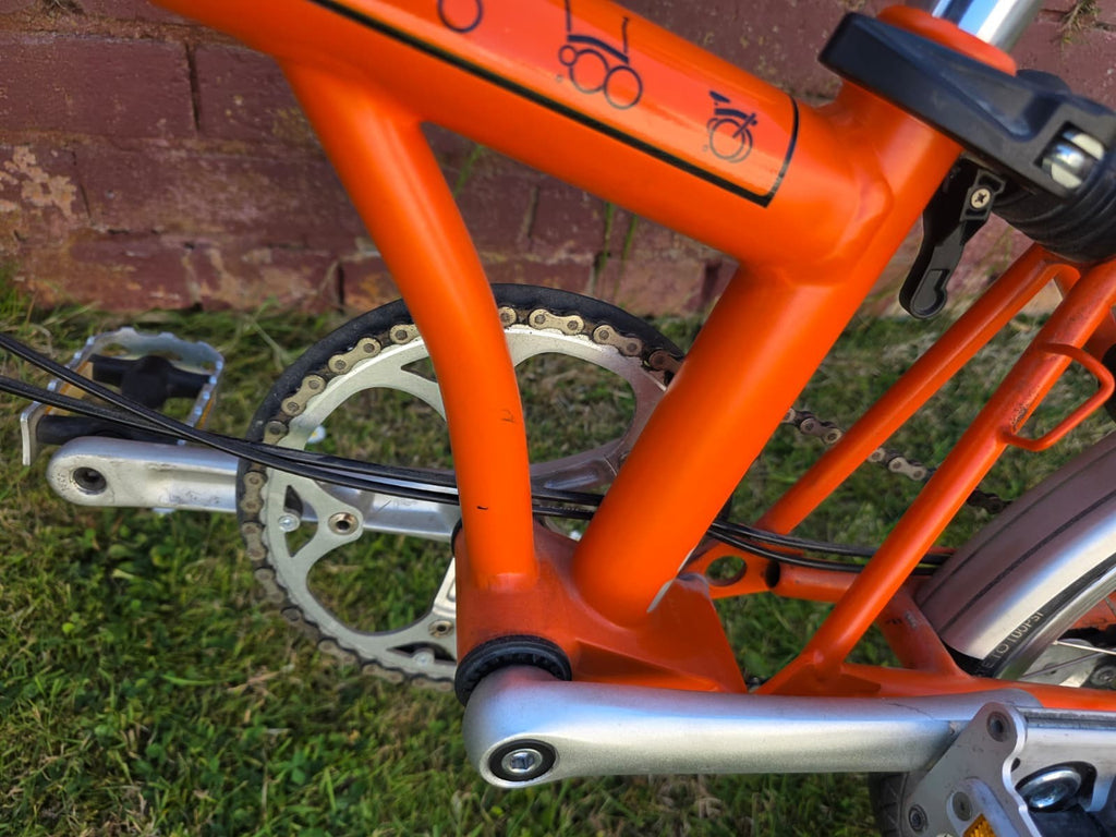 Brompton M6L Folding Bike - Orange Speed