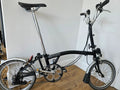 Brompton M6L Folding Bike - Black - 6 gears.