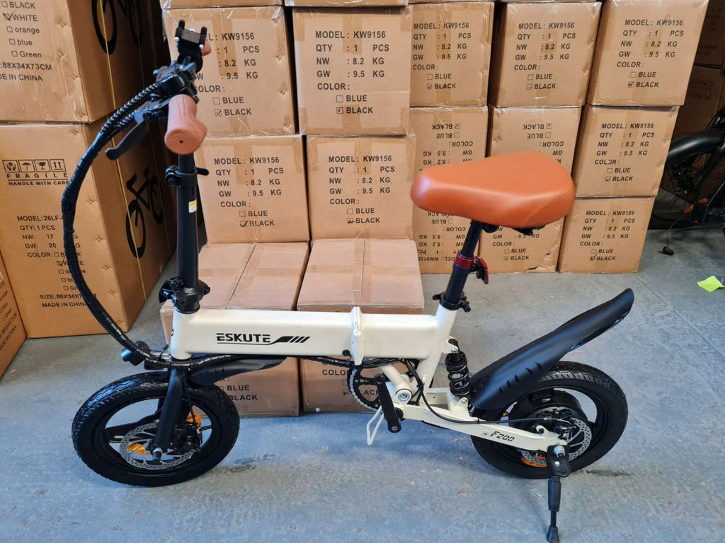 14" Portable Commuter Bike 50km range 36V 7.8A Folding City Bike Full Disc-F200R